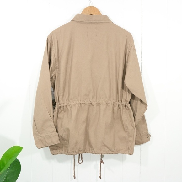 SALE! Khaki Military Anorak Utility Jacket Coat Medium - Picture 8 of 14